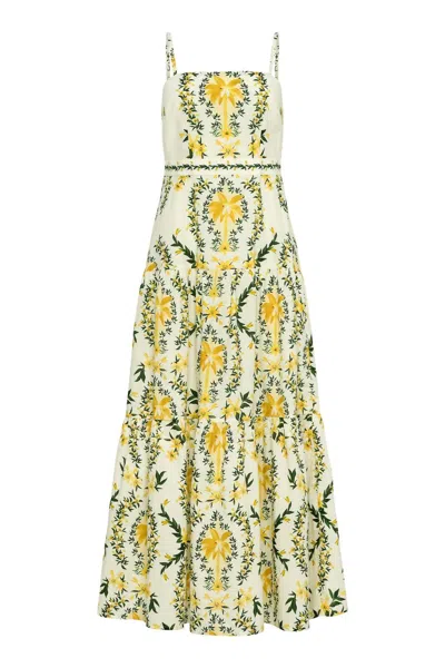 Anna Cate Women's Lynn Midi Dress In Summer Sun In Multi
