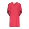 ANNA CATE WOMEN'S MEREDITH SHORT SLEEVE DRESS IN BEETROOT