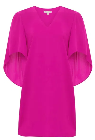 Anna Cate Women's Meredith Short Sleeve Mini Dress In Pink In Animal Print