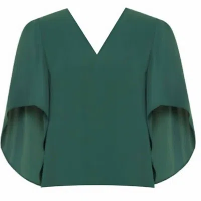 Anna Cate Women's Nina Short Sleeve Top In Emerald In Green