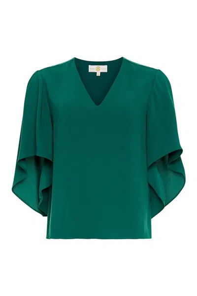 Anna Cate Women's Nina Top In Peacock In Blue