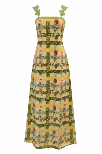Anna Cate Women's Raleigh Midi Dress In Checkmate In Multi