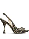 Anna F 100mm Leopard-print Sandals