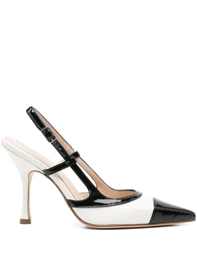 Anna F 100mm Two-tone Pumps In Black