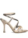 Anna F 105mm Leather Sandals