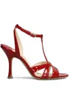 Anna F 105mm Patent-finish Sandals