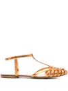 Anna F 512 Leather T-bar Sandals