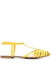 Anna F 512 Leather T-bar Sandals