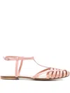 Anna F 512 T-bar Caged Sandals