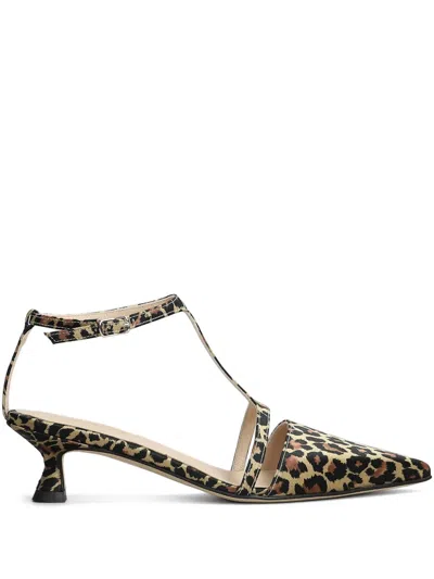 ANNA F 55MM LEOPARD-PRINT PUMPS