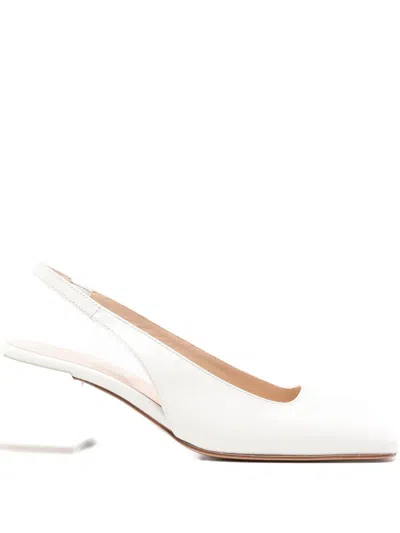 Anna F 60mm 1839 Slingback Pumps In White