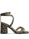 Anna F 80mm Leopard-print Sandals