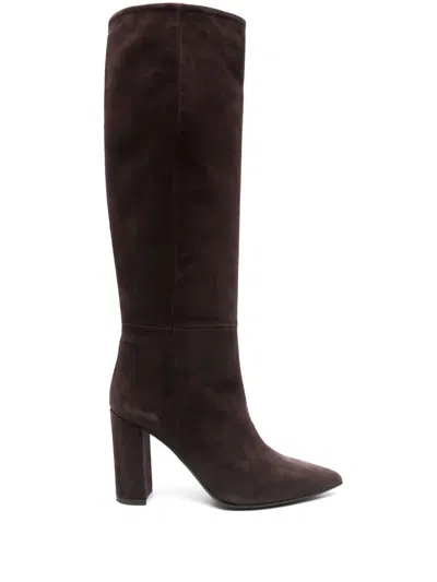 Anna F 90mm 9876 Boots In Brown