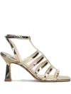 Anna F 90mm Metallic Sandals