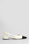 Anna F Ballet Flats . Woman Color White In Beige
