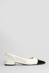 Anna F Ballet Flats . Woman Color White In Beige