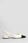 Anna F Ballet Flats . Woman Color White In Beige