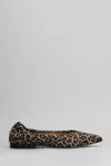 Anna F Leopard-print Ballet Flats In Multicolor