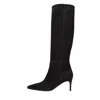 Anna F . Boots Black In Black