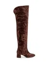 Anna F Suede Boots In Brown
