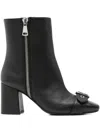 Anna F Buckle-embellished Boots In Black