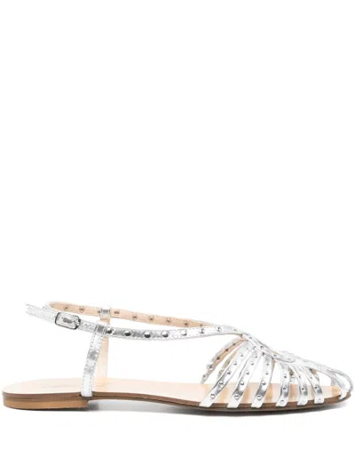 Anna F . Flats In Silver