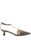 Anna F Chanel Pointed Toe Kitten Heel Shoes