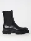 Anna F Flat Ankle Boots . Woman Color Black In Schwarz