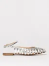 Anna F Flat Sandals . Woman Color Silver In Silver