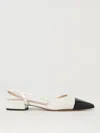Anna F Ballet Flats . Woman Color White In Weiss