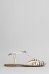 Anna F Flat Sandals . Woman Color Silver In Multi