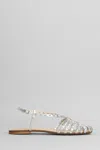 Anna F Camelia Sandals In Silver