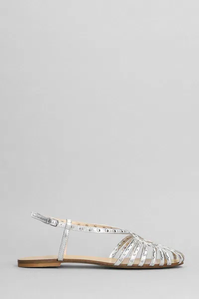 Anna F . Flats In Silver