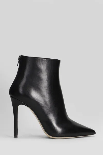 Anna F . High Heels Ankle Boots In Black
