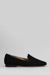 Anna F Suede Loafers In Black