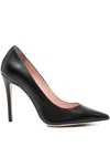 Anna F Pointed-toe Stiletto Pumps In Black