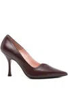 Anna F Pointed-toe Stiletto Pumps In Red