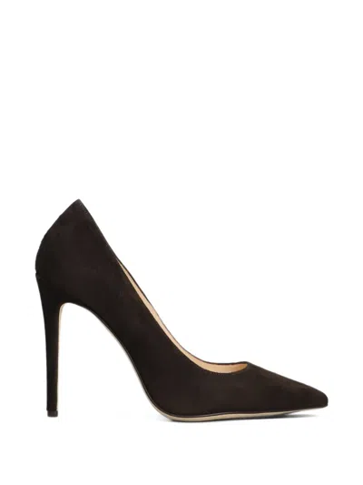 Anna F Pointed-toe Pumps In Brown
