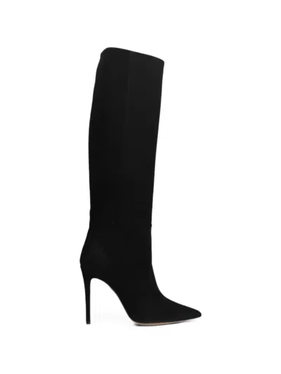 Anna F Point-toe Stiletto-heel Knee-high Boots In Multi
