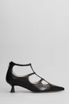 Anna F 50mm Leather Pumps In Black