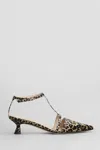 Anna F . With Heel Spotted In Multicolor