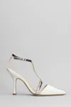 Anna F 95mm Leather Pumps In White