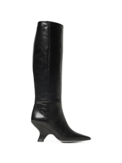 Anna F Boots . Woman Color Black In Schwarz