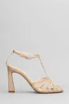 Anna F 100mm T-bar Strap Sandals In Neutral