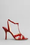 Anna F 105mm Patent-finish Sandals