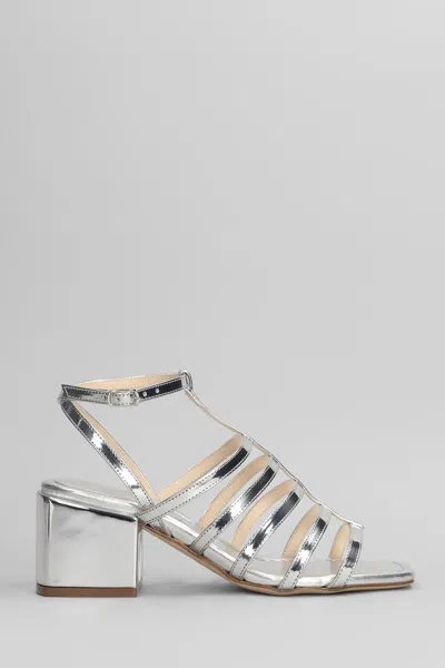 Anna F . Sandals In Metallic