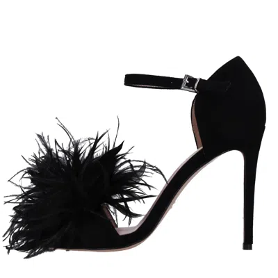 Anna F . Sandals Black In Nero Scuri