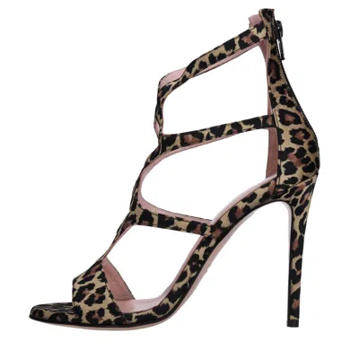 Anna F . Sandals Brown In Marrone Scuri