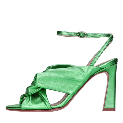 Anna F . Sandals Green In Verde Blu E Verdi