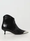 Anna F Flat Ankle Boots . Woman Color Black In Schwarz